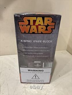 Bloc couteaux Star Wars X-Wing tout neuf dans une boîte scellée comprenant 5 couteaux