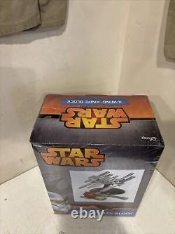 Bloc couteaux Star Wars X-Wing tout neuf dans une boîte scellée comprenant 5 couteaux