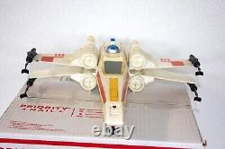 Chasseur d'étoiles X-Wing de Kenner Star Wars Vintage 1978 Ailes fonctionnelles! Pas de lumières ni de sons