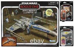 Collection Star Wars Vintage 3.75 Rogue One Antoc Merrick X-Wing R2-SHW 221001