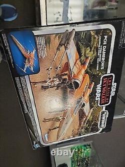 Collection Vintage Star Wars Rise of Skywalker Poe Dameron's X-Wing + 9 Figurines