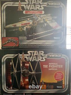 Collection Vintage Star Wars X-Wing & Tie Fighter modifié LIRE LA DESCRIPTION