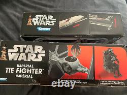 Collection Vintage Star Wars X-Wing & Tie Fighter modifié LIRE LA DESCRIPTION