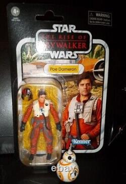 Collection vintage Star Wars : le chasseur X-wing de Poe Dameron avec figurines