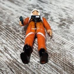 Figurine de Luke Skywalker, pilote de X-Wing de Star Wars avec carte et bulle NON PERFORÉE