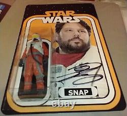 Figurine signée Star Wars X-Wing Pilot Snap Wexley par Greg Grunberg : Le Réveil de la Force