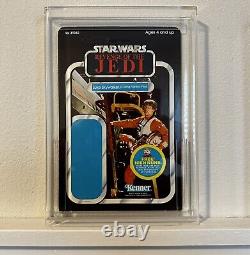 Kenner Star Wars La Revanche du Jedi Luke X Wing Prototype Proof Card 48 Dos