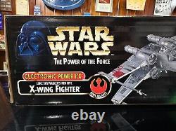 Kenner Star Wars X-Wing Fighter à grande échelle Sons Lumières BOÎTE NON OUVERTE XLNT 1997