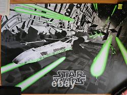 La course de tranchée Star Wars X-Wing par Jason Raish Bottleneck Gallery Variant - Sérigraphie