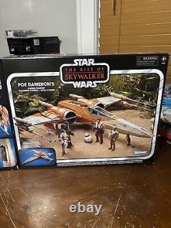 La montée de Skywalker Poe Dameron's X-Wing Fighter Collection Vintage COMPLÈTE