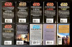 Lot de livres mélangés Star Wars PB X-WING +. (9) + Ère de la rébellion (1) 5 1ère édition/1ère impression