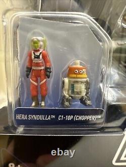 Star Wars Rebels Escadron Micro Galaxie La Chasse de l'X-Wing de Hera Syndulla RARE 1/15000