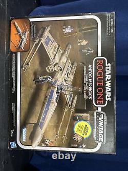 Star Wars Rogue One Collection Vintage Antoc Merrick's X-Wing Fighter F2885