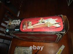 Star Wars Vintage X-Wing Fighter avec la boîte originale et l'insert complet