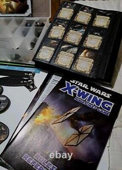 Star Wars X-wing 0.1 jeu de figurines lot Le Réveil de la Force Core Set +9 vaisseaux