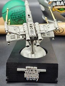 Star Wars X-wing Édition Limitée en Étain /4500 Que la Force soit avec Vous 1996 Rare