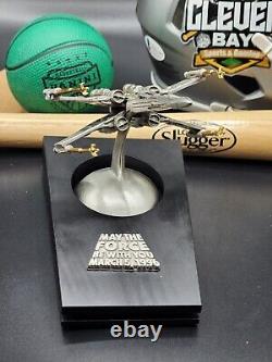 Star Wars X-wing Édition Limitée en Étain /4500 Que la Force soit avec Vous 1996 Rare