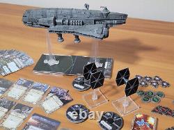Transporteur d'assaut impérial Gozanti Freighter X-Wing Miniatures Huge Epic avec 2 TIEs
